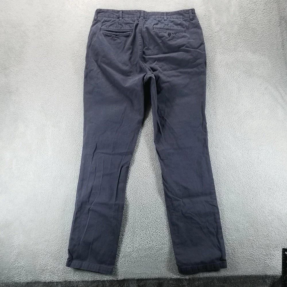 Taylor‎ Stitch Pants Mens 36x32 Blue Foundation Chino Slim Tapered Office Casual
